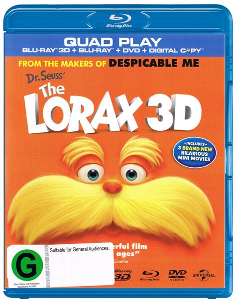 Dr Seuss The Lorax Dvd Blu Ray D Blu Ray Dc Buy Now At