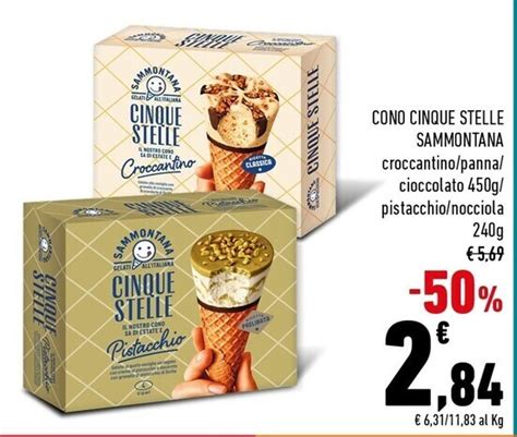 Sammontana Cono Cinque Stelle Offerta Di Conad Superstore