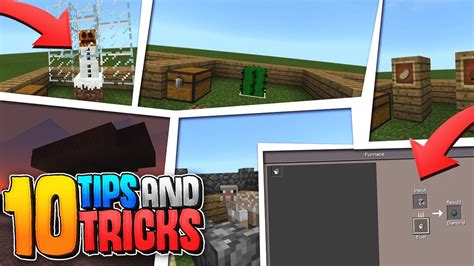 Tips And Tricks For Survival Minecraft Pe Pocket Edition Youtube