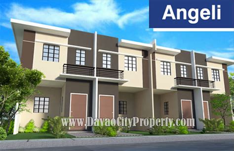 Angeli Townhouse Model House Affordable House And Lot At Panabo Lumina