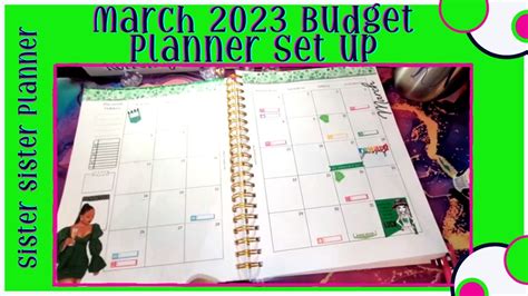 Budget Planner Set Up March Plan With Me Chatty YouTube