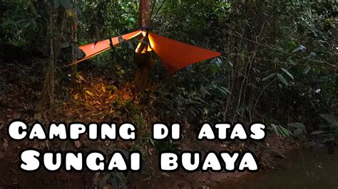 CAMPING DI ATAS SUNGAI BUAYA HUTAN KALIMANTAN YouTube