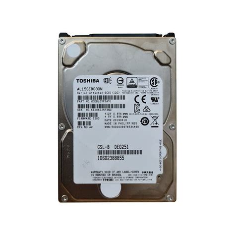 Al Seb N Toshiba Enterprise Performance Gb Sas Hard Drive