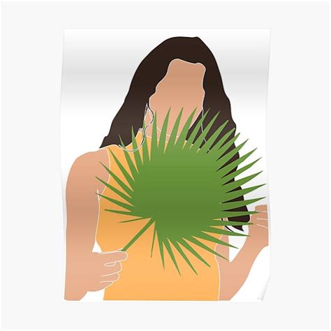 Póster Tropical Reverie 17 Ilustración moderna y minimalista Niña