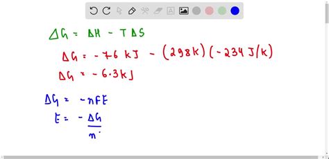 SOLVED Self Test 3 5 Determine The Difference AcH AcU For The Reaction