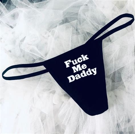 Fuck Me Daddy Panties String Thong Hipster Boy Short Etsy