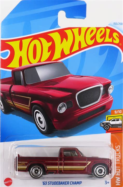 駿河屋 1 64 63 STUDEBAKER CHAMP レッドベージュ Hot Wheels HW HOT TRUCKS HTC35 ホットウィールhotwheels