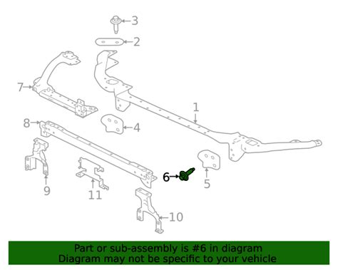 2021-2023 Jaguar Upper Tie Bar Lower Bolt T2H48392 | Jaguar Annapolis Parts