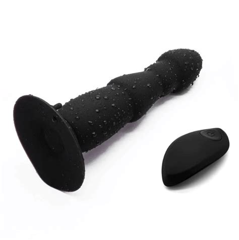 Plug Anal Vibro Controle Sem Fio Ventosa Recarreg Vel