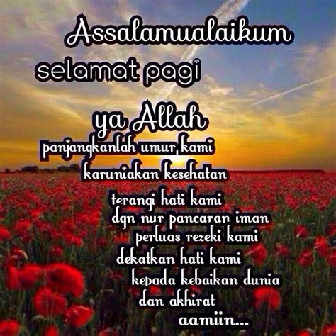 Sahabat Assalamualaikum Salam Subuh Dan Selamat Pagi Pantun