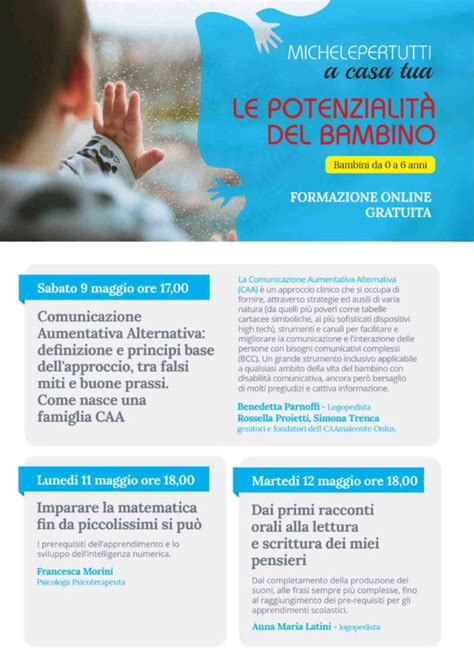 Le Potenzialit Del Bambino Ciclo Webinars Gratuiti Il Mascalzone