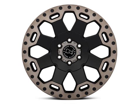 Black Rhino F Warlord Matte Black Machined Lug Wheel X Mm