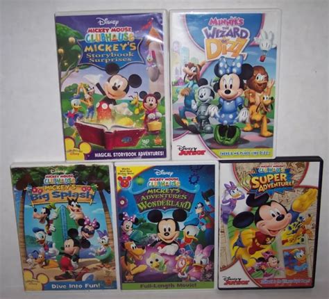 Mickey Mouse Clubhouse Dvd Lot Of Bundle Disney Playhouse Junior