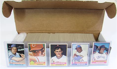 Lot Detail 1976 Topps Baseball Complete Set