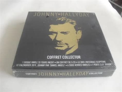 JOHNNY HALLYDAY COFFRET Collector Prestige 2018 Cd Vinyle Dvd