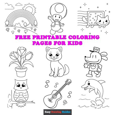 Easy To Color Coloring Pages - Infoupdate.org