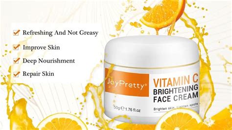 Joy Pretty Vitamin C Brightening Face Cream Skin Care Anti Oxidation