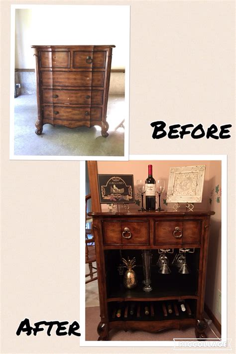 Old Dresser Turned Into A Bar Diy Dresser Makeover Diy Dresser Bars