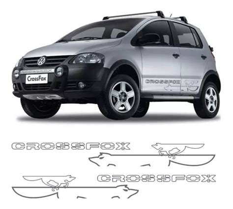 Kit Adesivo Lateral Raposa Vw Crossfox