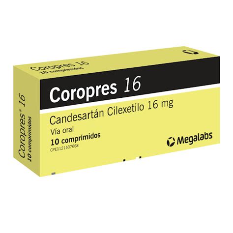 Candesartan Coropres Mg Comprimidos Klinos