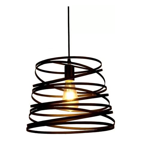 LUZ DESING Lámparas Colgantes Modernas Twist Led Negro Cocina Lk