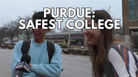 Students Speak Up After Purdue Named Safest College Youtube