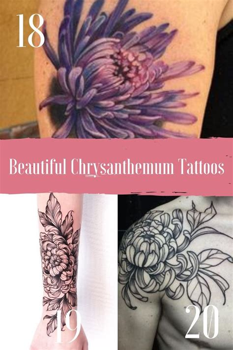 27 Meaningful Chrysanthemum Tattoo Ideas Designs TattooGlee