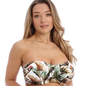 Fantasie Swim Kinabalu Twist Bandeau Bikini Top Storm In A D Cup Aus