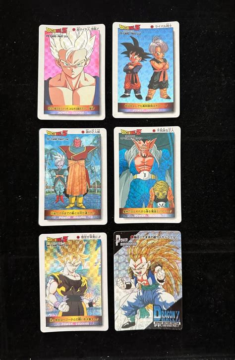 Dragonball Cards Pp Hard Prisms Assorted Hobbies Toys Memorabilia