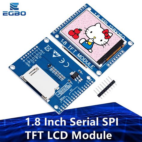 18 Inch Serial Spi Tft Lcd Module Display Pcb Adapter Ic 128x160 Dot