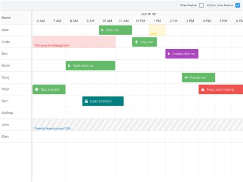 Bryntum Scheduler Basic Setup Demo Angular