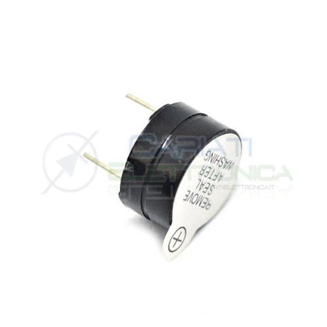 Cicalino Buzzer Attivo V Con Oscillatore Integrato Diametro Mm