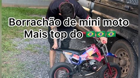 MINI MOTO MAIS TOP DO BR QUEIMANDO PNEU YouTube