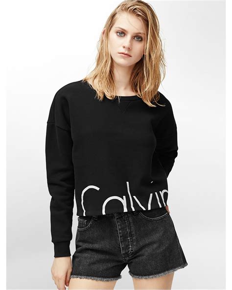 Calvin Klein Cropped Sweatshirt Atelier Yuwa Ciao Jp