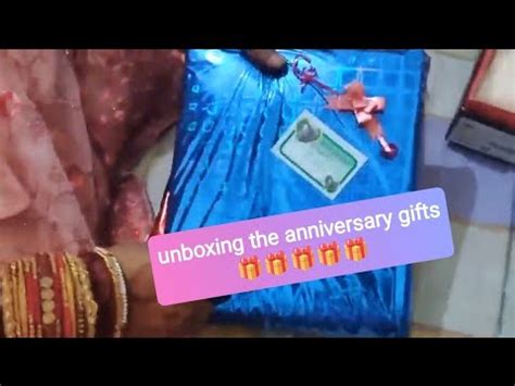 आज मन क anniversary gift ki unboxing beatiful gift dailyvlogging