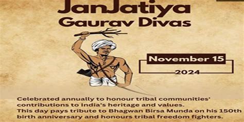 Janjatiya Gaurav Divas - Vajirao IAS