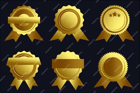 premium vector collection  glossy emblems  signs