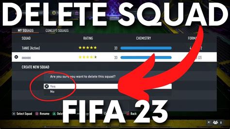 How To Delete FUT Squad In FIFA 23 Remove Team In FIFA 2023 YouTube