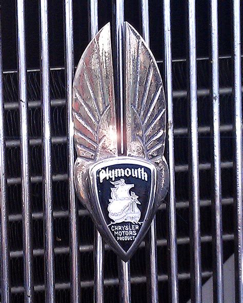 Vintage Plymouth Logo Photograph By Gil Kanat Pixels