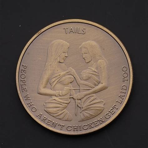 Bronze Coins Sex Coin Collections Chicks Get Laid Heads Tails Plated