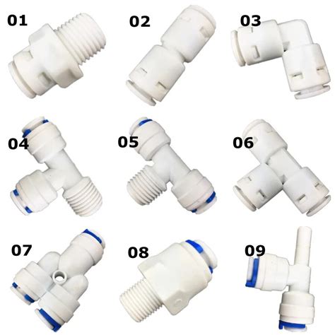 Water Purifier Parts Hose Tube Quick Connection Pipe Fittings Ro Water