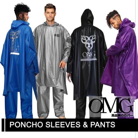 Jual Jas Hujan Poncho Jubah Lengan Dan Celana Paket OMG Japan