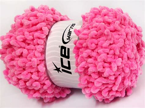 Chenille Loop Pink At Ice Yarns Online Yarn Store