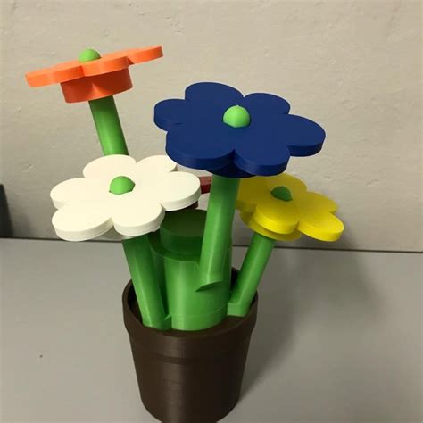 LEGO - Flowers - Riesenpflanze 6 Blumen Lego-Stil Pianta 6 - Catawiki