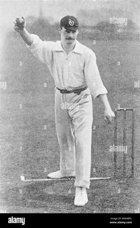 Scan Of Cricketer Gilbert Jessop 1896 Photo By E Hawkins Brighton