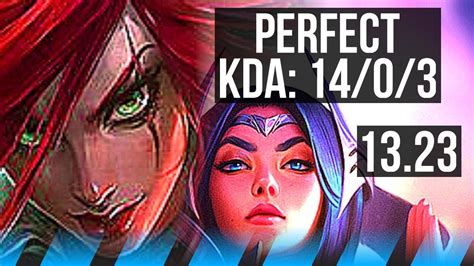 KATARINA Vs IRELIA MID 14 0 3 Legendary 6 Solo Kills 1 0M