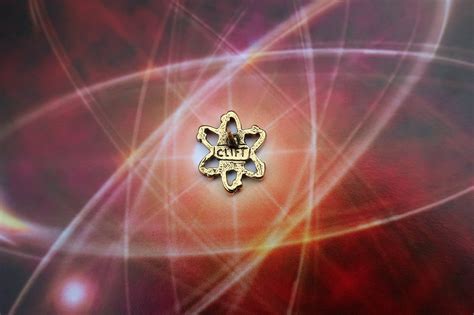 Atom Gold Lapel Pin Science Inspired Style Lapel Pin Planet