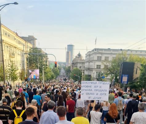 Protest protiv nasilja ispred TV Pink u Beogradu okupljanja i širom