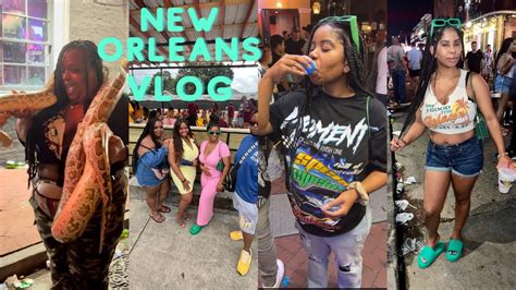 New Orleans Vlog Lit Nights On Bourbon Street Lots Of Eating More