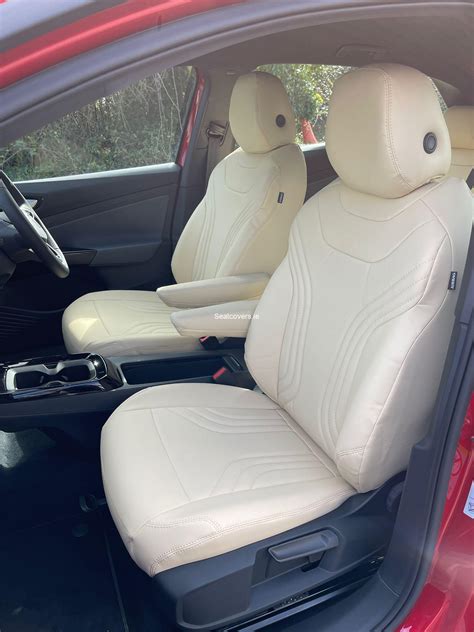 Vw Id4 Original Design Cream Leatherette Seat Covers